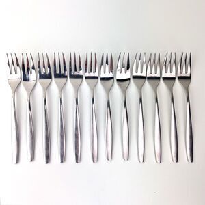 12 pc WMF Cromargan Germany Stainless Flatware Cake Pastry Desert Forks 6"